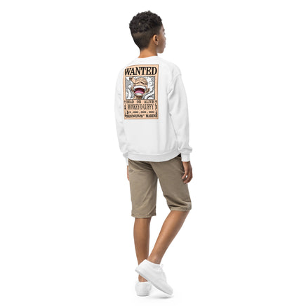 One Piece sweatshirt youth crewneck soft fleece cozy and cool