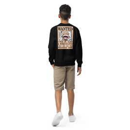 One Piece sweatshirt youth crewneck soft fleece cozy and cool - Lusy Store LLC