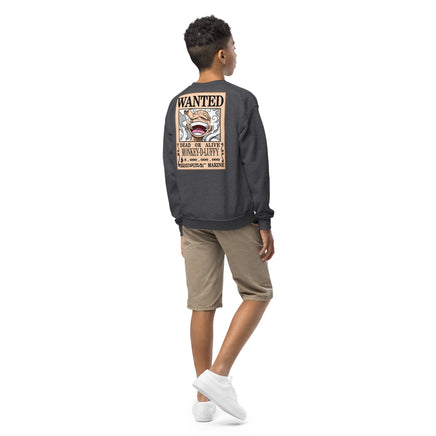 One Piece sweatshirt youth crewneck soft fleece cozy and cool