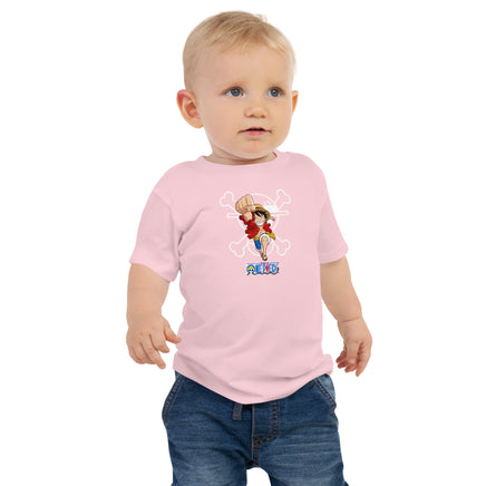 One Piece t-shirt baby jersey short sleeve tee soft cotton OPP1