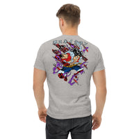 One Piece t-shirt mens classic tee cotton comfortable Sport Grey