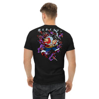 One Piece t-shirt mens classic tee cotton comfortable Black