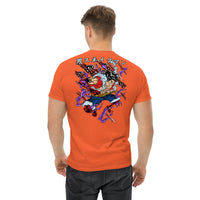 One Piece t-shirt mens classic tee cotton comfortable Orange