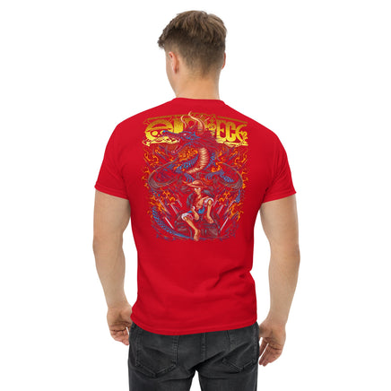 One Piece t-shirt mens classic tee cotton fabric is a popular material Red