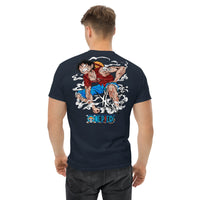 One Piece t-shirt mens classic tee cotton flattering for all Navy
