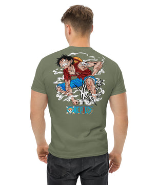 One Piece t-shirt mens classic tee cotton flattering for all - Lusy Store LLC