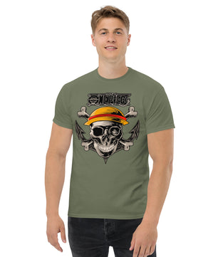 One Piece t-shirt mens classic tee cotton flattering for all - Lusy Store LLC