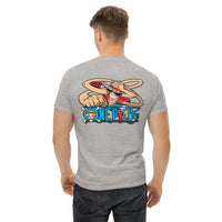 One Piece t-shirt mens classic tee cotton soft and lightweight Sport Grey