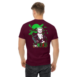 One Piece t-shirt mens classic tee cotton soft short sleeves round neck Maroon