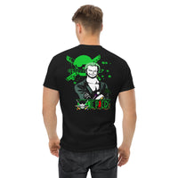 One Piece t-shirt mens classic tee cotton soft short sleeves round neck Black