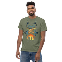 One Piece t-shirt mens classic tee cotton soft t-shirt Military Green