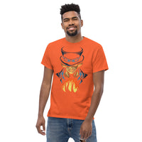 One Piece t-shirt mens classic tee cotton soft t-shirt Orange