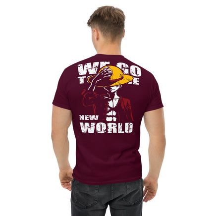One Piece t-shirt mens classic tee cotton you have dreamed of Maroon