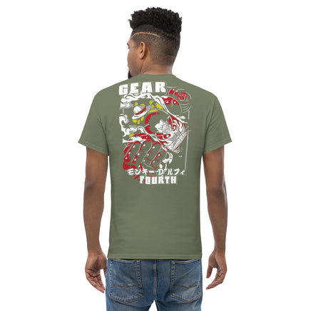One Piece t-shirt mens classic tee cotton you have dreamed of and more Military Green