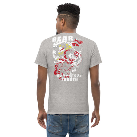 One Piece t-shirt mens classic tee cotton you have dreamed of and more Sport Grey