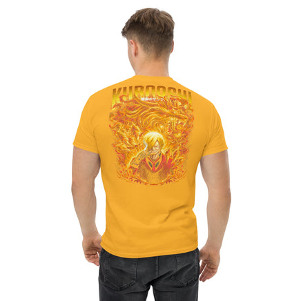 One Piece t-shirt mens classic tee Kuroashi cotton comfortable Gold