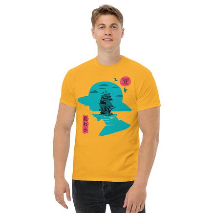 One Piece t-shirt mens classic tee Marco The Phoenix round neck shirt cotton