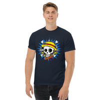 One Piece t-shirt mens classic tee Monkey D Luffy cotton