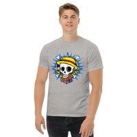 One Piece t-shirt mens classic tee Monkey D Luffy cotton