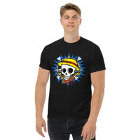 One Piece t-shirt mens classic tee Monkey D Luffy cotton