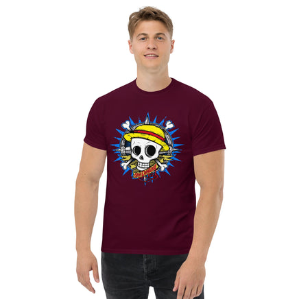 One Piece t-shirt mens classic tee Mugiwara cotton soft t-shirt