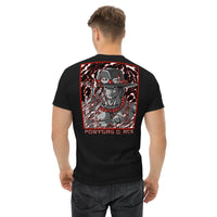 One Piece t-shirt mens classic tee Portgas D Ace cotton comfortable Black