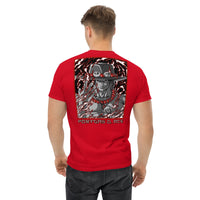 One Piece t-shirt mens classic tee Portgas D Ace cotton comfortable Red