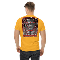 One Piece t-shirt mens classic tee Portgas D Ace cotton comfortable Gold