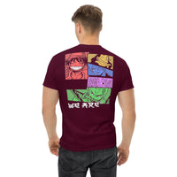 One Piece t-shirt mens classic tee We Are cotton soft t-shirt Maroon
