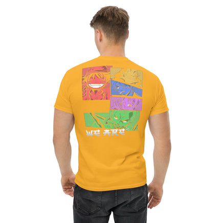 One Piece t-shirt mens classic tee We Are cotton soft t-shirt Gold