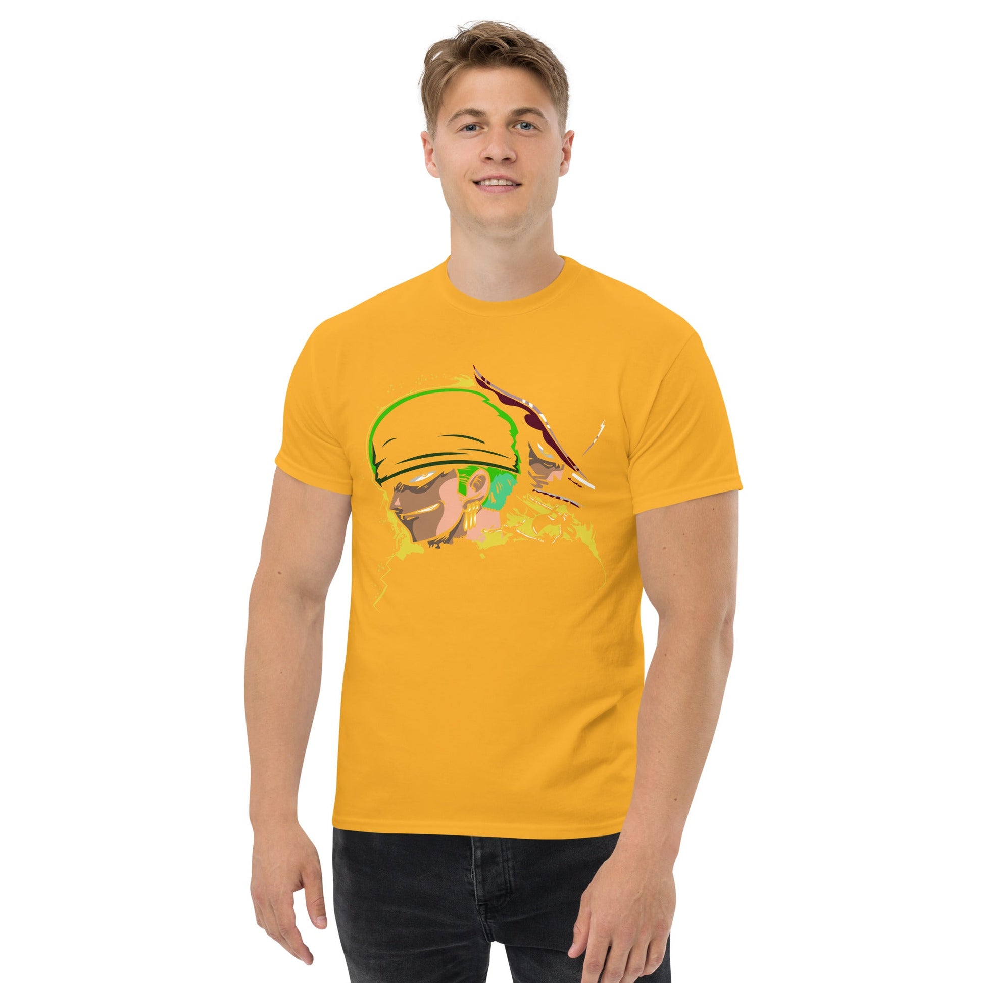 One Piece t-shirt mens classic tee Zoro Roronoa cotton you have dreamed of - Lusy Store LLC