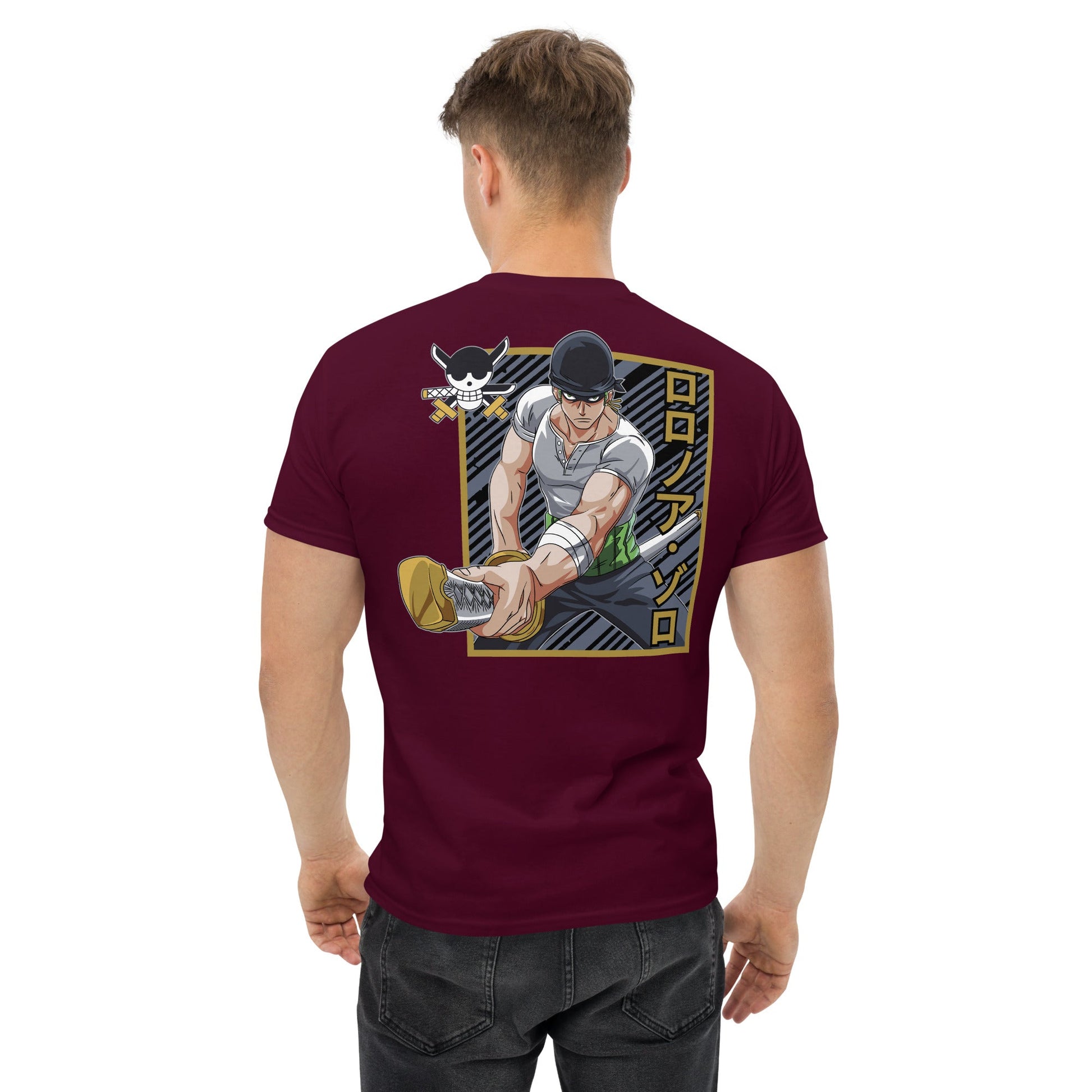One Piece t-shirt mens classic tee Zoro Roronoa cotton you have dreamed of - Lusy Store LLC