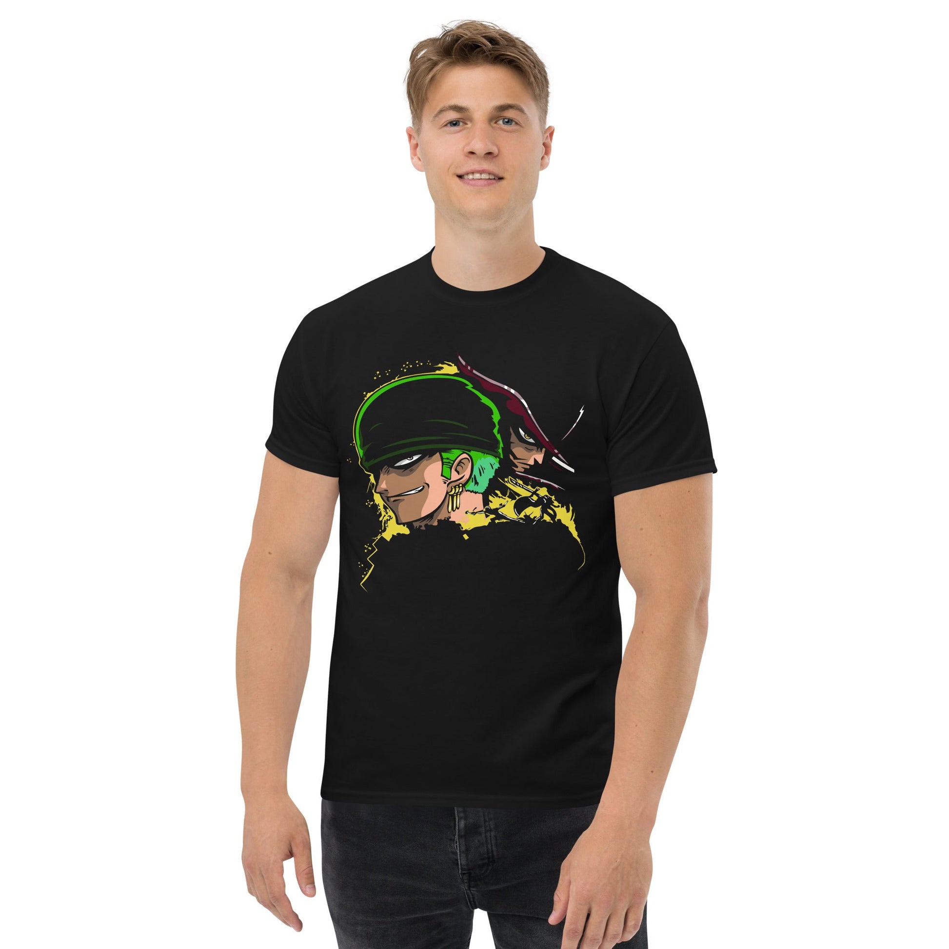 One Piece t-shirt mens classic tee Zoro Roronoa cotton you have dreamed of - Lusy Store LLC