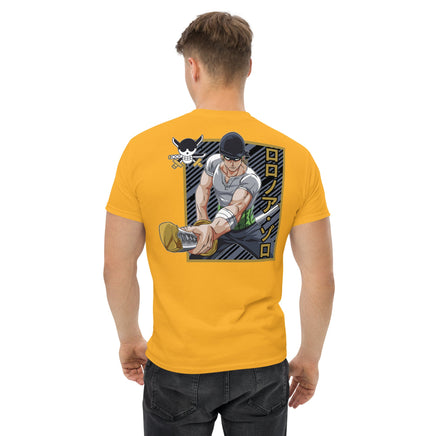 One Piece t-shirt mens classic tee Zoro Roronoa cotton you have dreamed of Gold