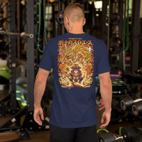 One Piece t-shirt Portgas D Ace unisex anime funny cartoon staple cotton Navy