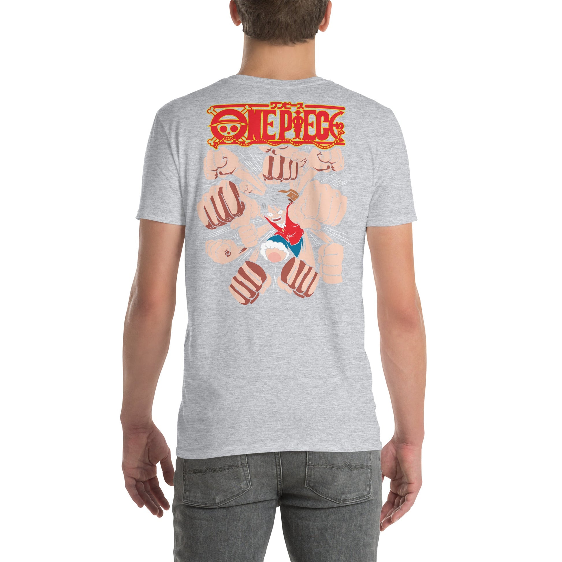 One Piece t-shirt short sleeve cotton - Lusy Store LLC