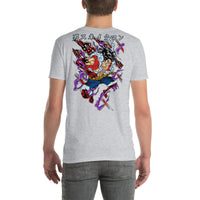 One Piece t-shirt short sleeve cotton comfortable Sport Grey