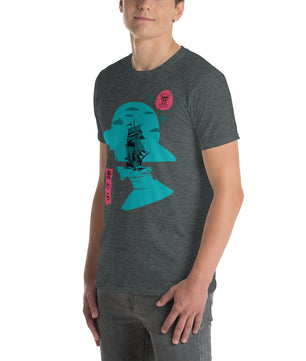 One Piece t-shirt short sleeve cotton flattering for all - Lusy Store LLC