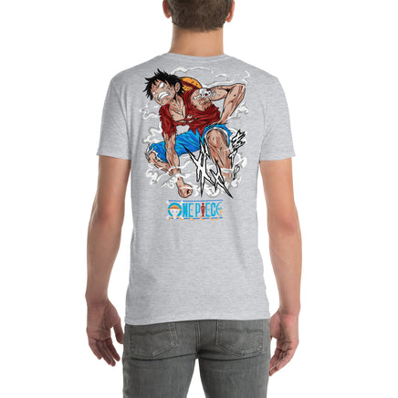 One Piece t-shirt short sleeve cotton flattering for all Sport Grey