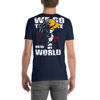 One Piece t-shirt short sleeve cotton you have dreamed of Navy