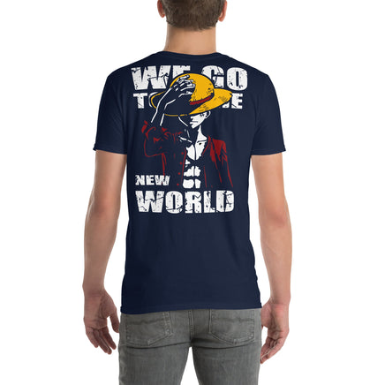 One Piece t-shirt short sleeve cotton you have dreamed of Navy
