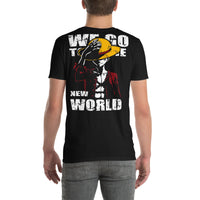 One Piece t-shirt short sleeve cotton you have dreamed of Black