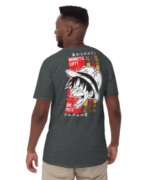 One Piece t-shirt short sleeve Monkey D Luffy cotton soft t-shirt - Lusy Store LLC