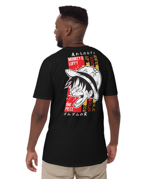 One Piece t-shirt short sleeve Monkey D Luffy cotton soft t-shirt - Lusy Store LLC