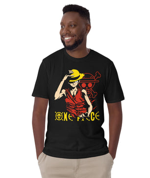 One Piece t-shirt short sleeve Monkey D Luffy cotton soft t-shirt - Lusy Store LLC