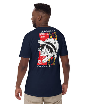 One Piece t-shirt short sleeve Monkey D Luffy cotton soft t-shirt - Lusy Store LLC