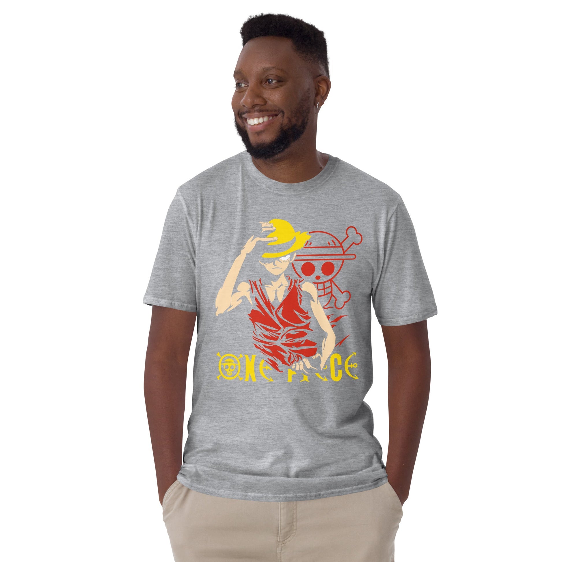 One Piece t-shirt short sleeve Monkey D Luffy cotton soft t-shirt - Lusy Store LLC
