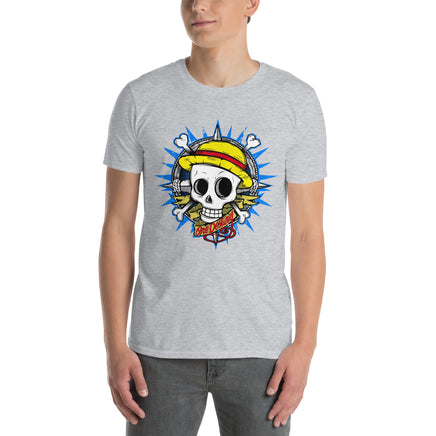 One Piece t-shirt short sleeve Portgas D Ace cotton