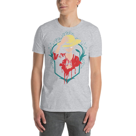 One Piece t-shirt short sleeve Portgas D Ace cotton comfortable