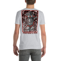 One Piece t-shirt short sleeve Portgas D Ace cotton comfortable Sport Grey